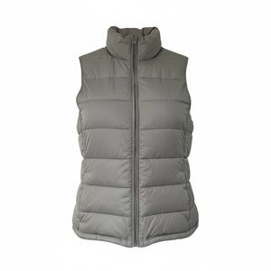 Banana Republic Light Gray Puffer Vest